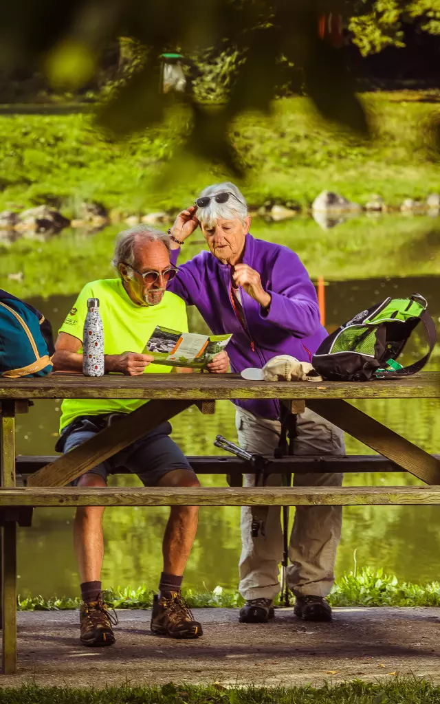 Couple's weekend. Site archeologique de la Fontaine Saint-Denis. Notre-Dame de Gravenchon.