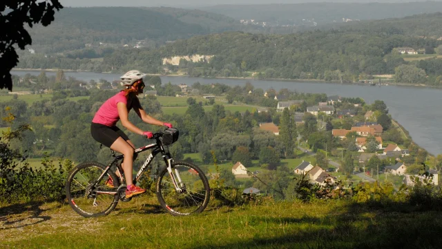 Bord De Seine September 2014 Rive Gauche Rando Vtt Boucle De La Seine Paysage Panorama 76 Velo William Fautre