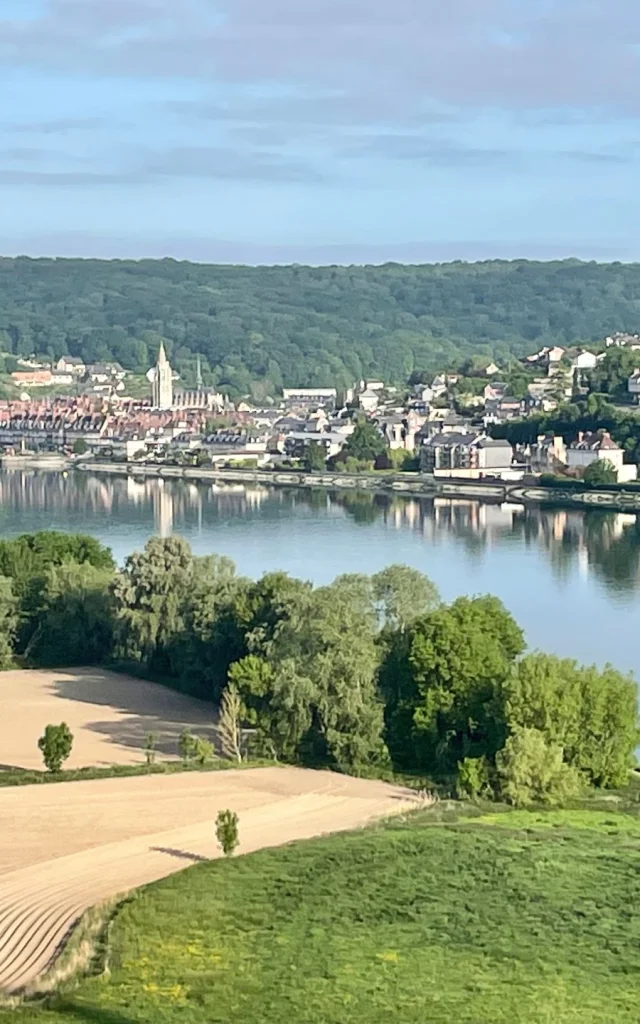 Caudebec En Caux Rives En Seine 2022 Panorama Weitwinkel Kommune Csnt
