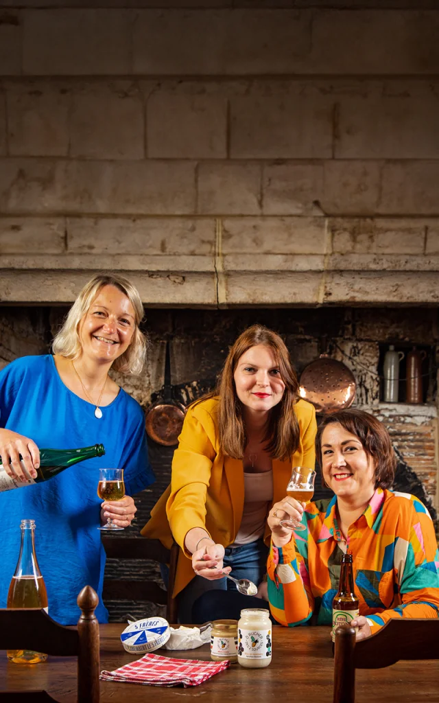 Hélène, Barbara and Manon. Communication Caux Seine Tourisme.