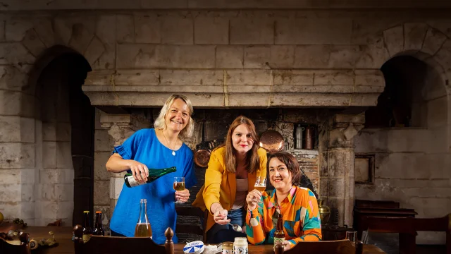 Hélène, Barbara and Manon. Communication Caux Seine Tourisme.
