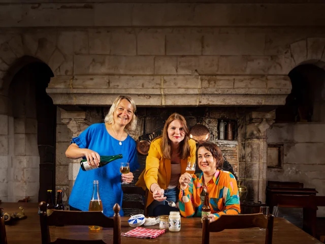 Hélène, Barbara and Manon. Communication Caux Seine Tourisme.