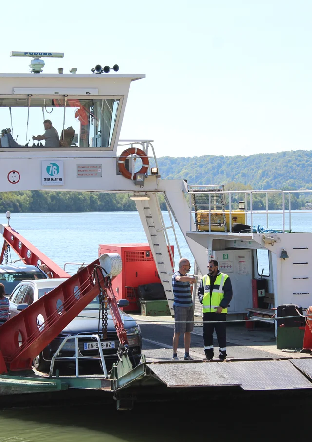Rives En Seine 2022 Bac Voitures Passagers Csnt