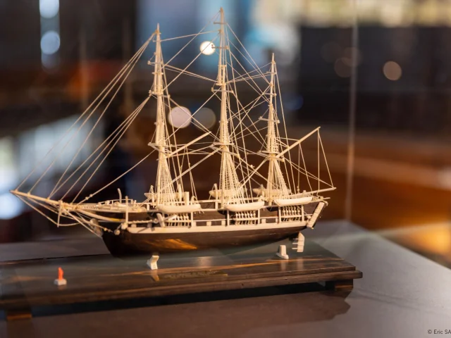 Rives En Seine Caudebec En Caux 2023 Museoseine Maquette Bateau Eric Sanson