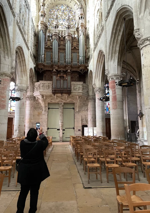 Rives En Seine Decembre 2023 Eglise Notre Dame De Caudebec En Caux Interieur Orgue Seine Maritime Csnt