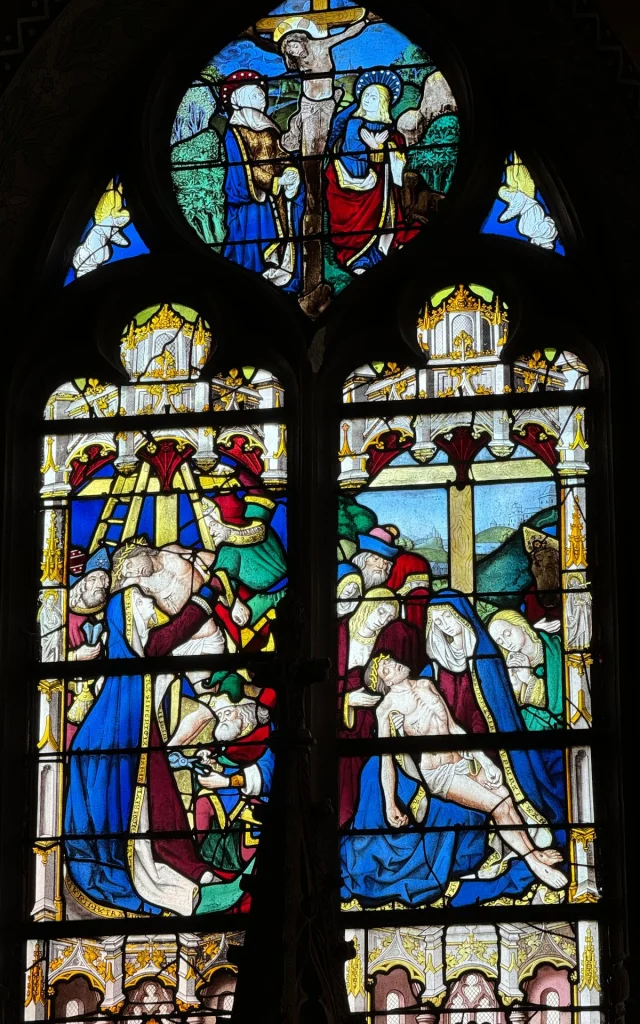 Saint Maurice D Etelan January 2024 Chateau D Etelan 76 Heritage Chapel Stained glass Csnt