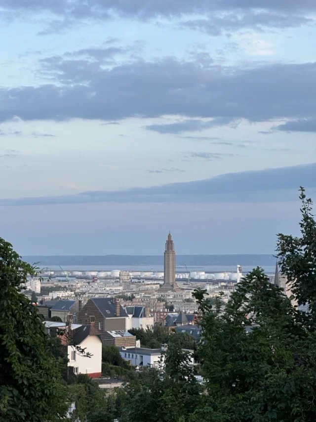 Le Havre August 2023 View of the Lower Town Eglise St Joseph Csnt