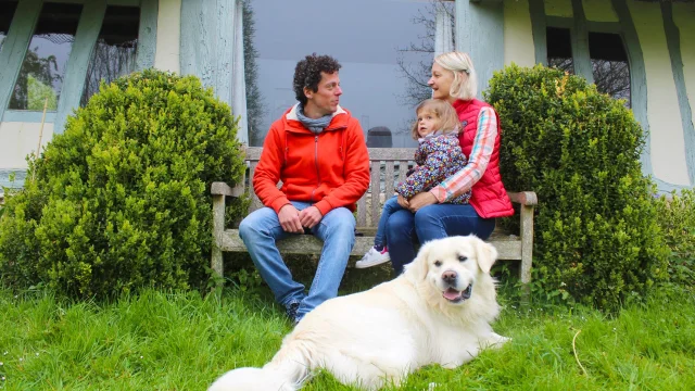 Familie Hond Samen Verblijf In Normandië Caux Seine Groene Vakantie Csnt